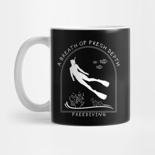 A Breath of Fresh Depth - Freediving | Freediver | Ocean lover | Diver | Apnea Mug